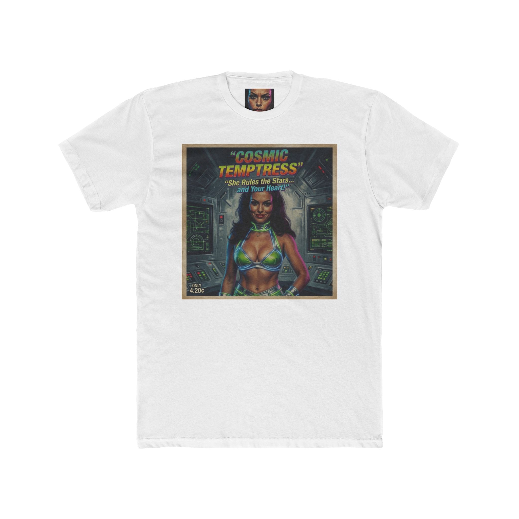 Copy of Cosmic Temptress Vintage Sci‑Fi Tee — Retro Space Pinup Graphic T-Shirt